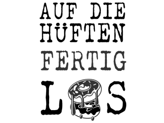 Wandtattoo Auf die Hüften Motivansicht