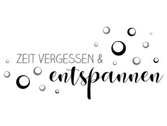 Wandtattoo Zeit vergessen und entspannen Motivansicht