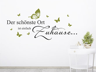 Wandtattoo Der schönste Ort