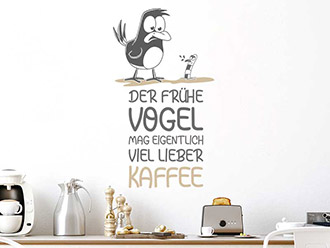 Wandtattoo Lieber Kaffee