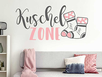 Wandtattoo Kuschelzone