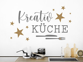 Wandtattoo Kreativküche