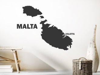 Wandtattoo Malta