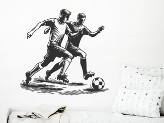 Wandtattoo Fußball Dynamik