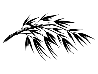 Wandtattoo Bambus Design Motivansicht