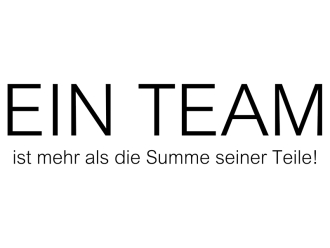 Wandtattoo Ein Team Motivansicht