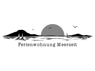 Wandtattoo Meer Ambiente mit Wunschname Motivansicht