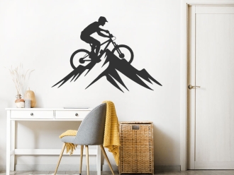 Wandtattoo Mountainbike Design