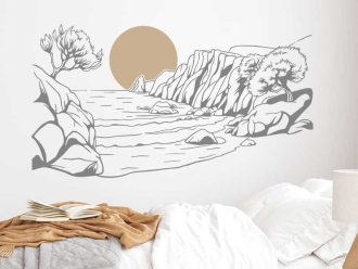 Wandtattoo Romantische Bucht