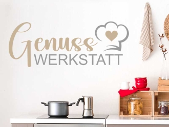 Wandtattoo Genusswerkstatt