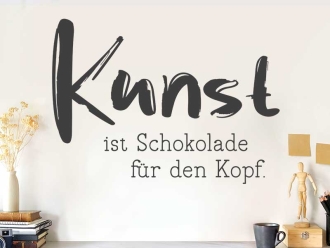 Wandtattoo Kunst ist...