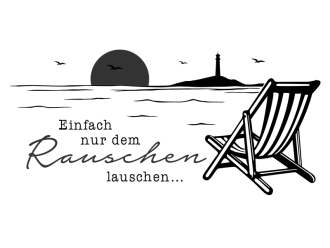 Wandtattoo Dem Rauschen lauschen Motivansicht