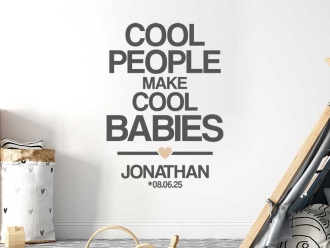 Wandtattoo Cool babies