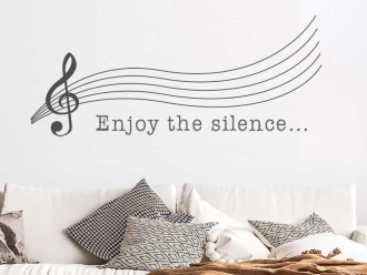 Wandtattoo Enjoy the silence