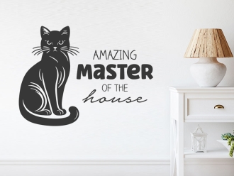 Wandtattoo Master Cat