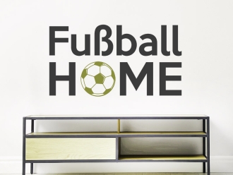 Wandtattoo Fußball Home