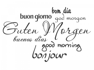 Wandtattoo Guten Morgen Motivansicht