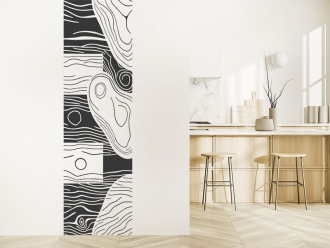 Wandtattoo Wandbanner Holzstruktur