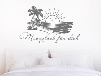 Wandtattoo Meerglück