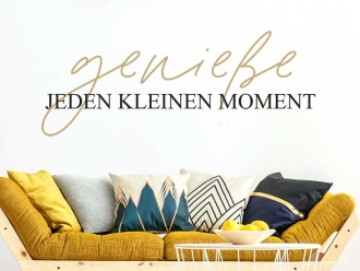 Wandtattoo Jeden kleinen Moment
