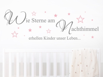 Wandtattoo Wie Sterne am Nachthimmel