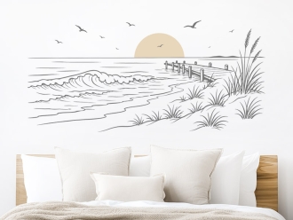 Wandtattoo Entspannung am Meer
