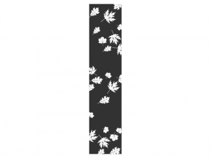 Wandtattoo Wandbanner Herbststurm Motivansicht