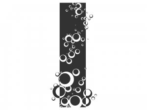 Wandtattoo Wandbanner Kreise Motivansicht