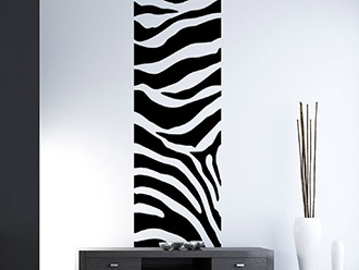 Wandtattoo Wandbanner Zebra