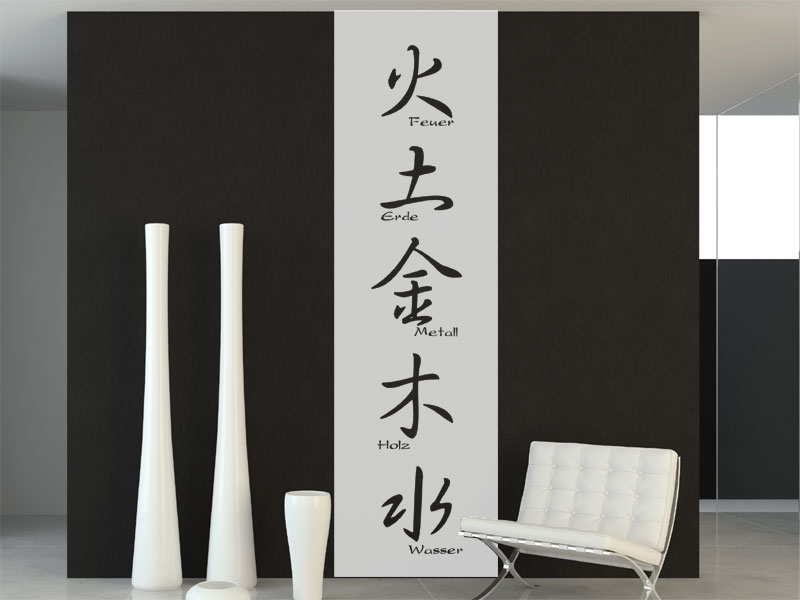 Wandtattoo chinesisches zeichen feng shui wandtattoos.de