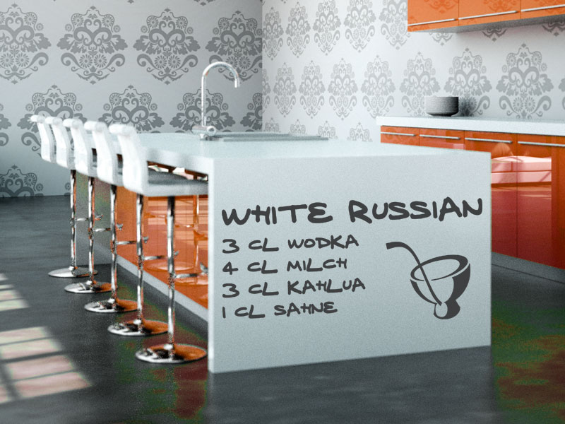 Wandtattoo White Russian