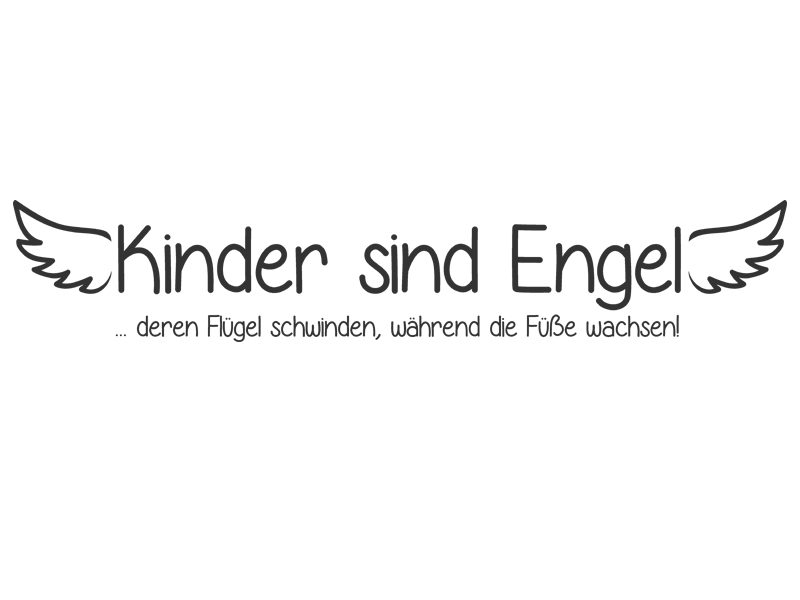 Wandtattoo Kindergarten Spruch Kinder Sind Engel Wandtattoosde