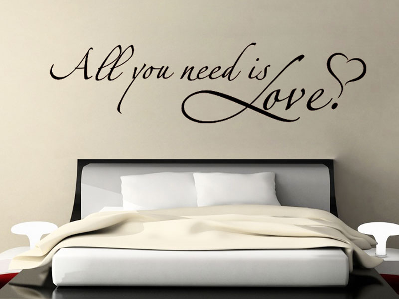 Wandtattoo All you need...