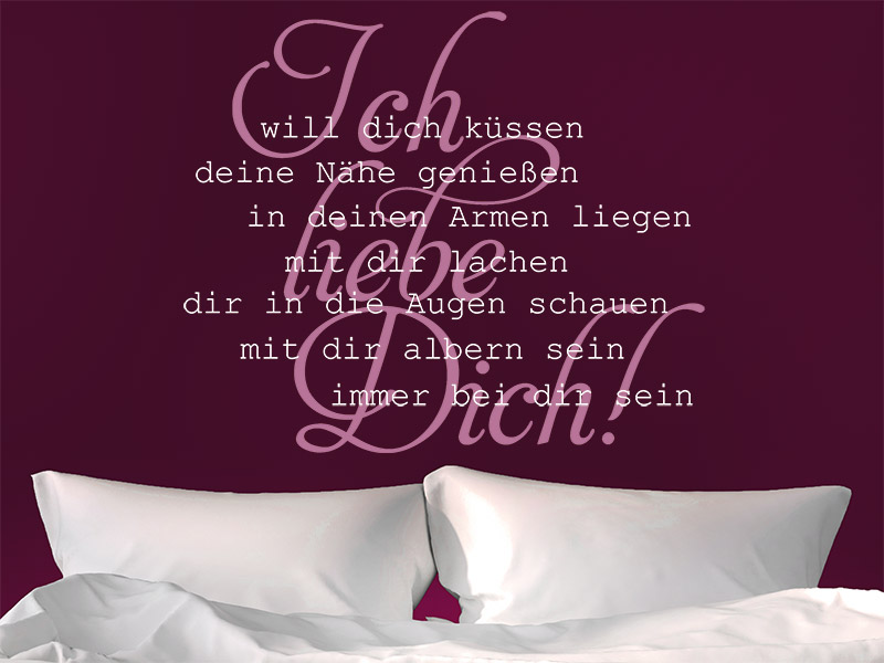 Dich ich immer noch gedichte liebe Ich Liebe