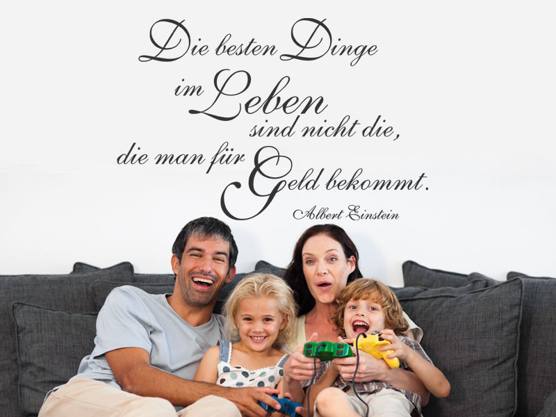 Wandtattoo Die besten Dinge...