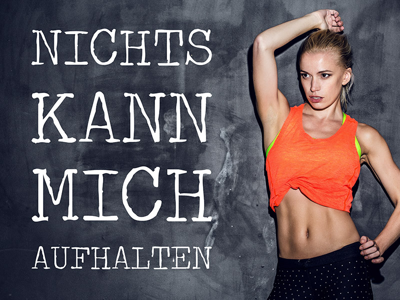 Wandtattoo Nichts kann mich aufhalten