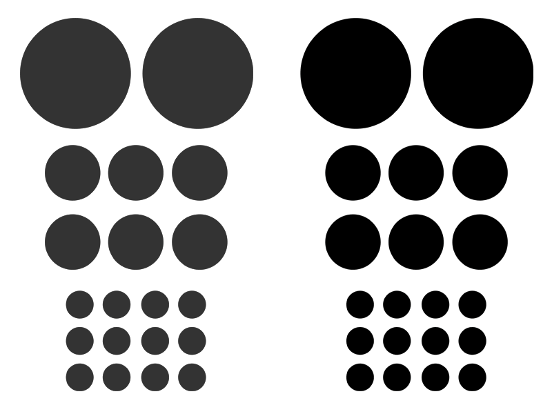 Wandtattoo Dots als zweifarbiges Set | Wandtattoos.de