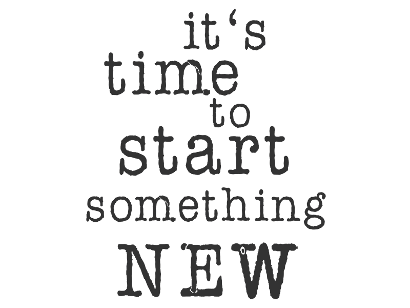 Wandtattoo It's time to start Wandtattoos.de
