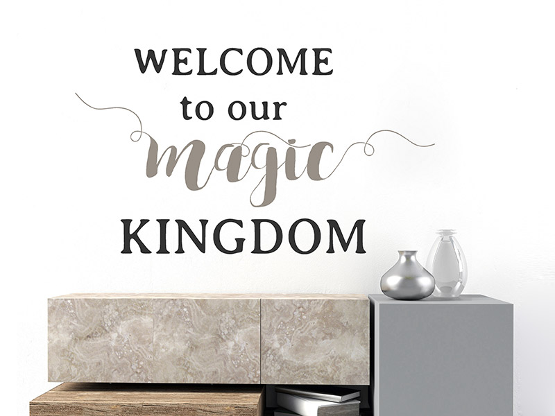 Wandtattoo Magic Kingdom