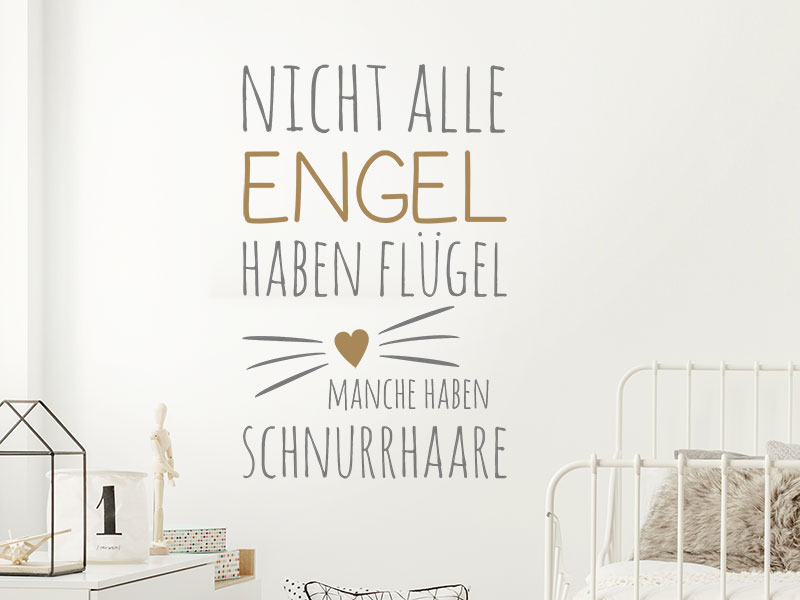 Wandtattoo Nicht alle Engel haben Flügel
