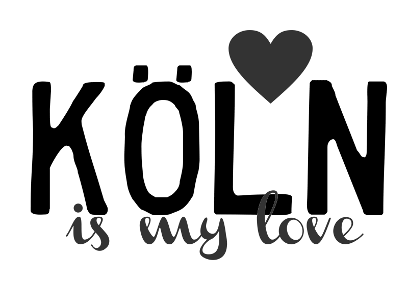 Wandtattoo Köln is my love Wandtattoos.de