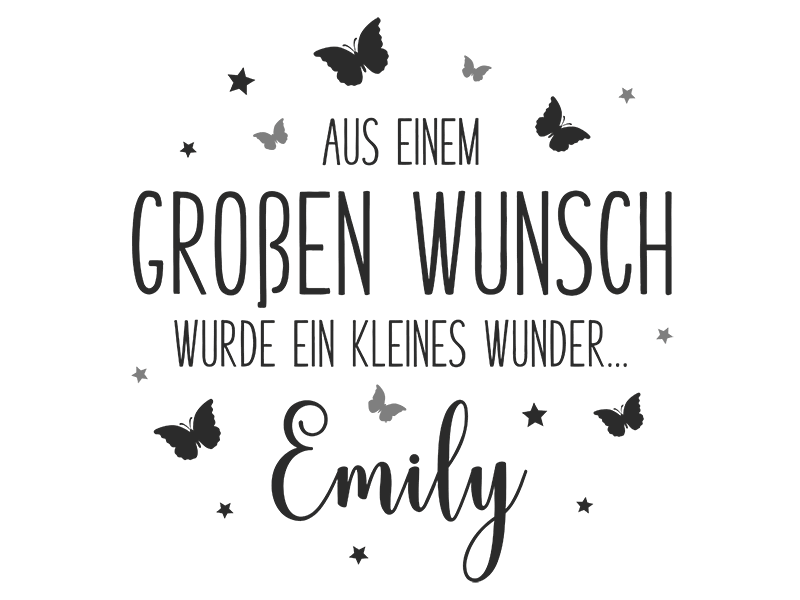 Get Unser kleines wunder spruch For Free