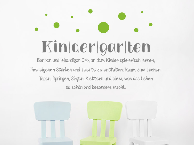 Wandtattoo Kindergarten Definition