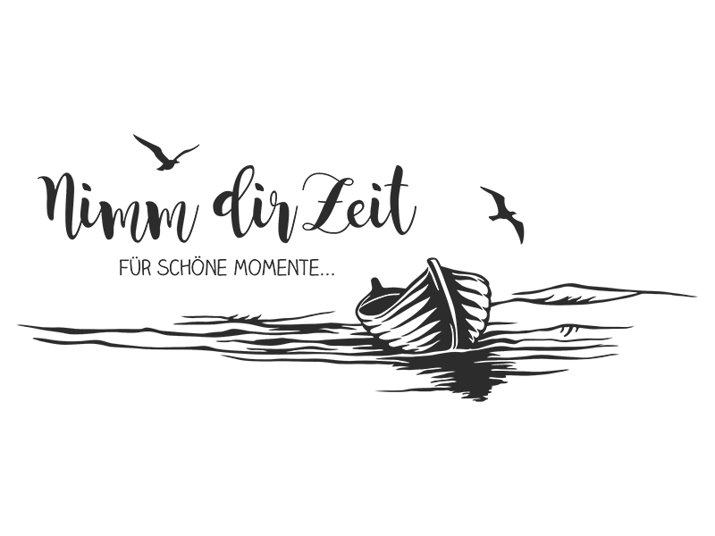 Wandtattoo Nimm dir Zeit für schöne Momente Wandtattoos.de