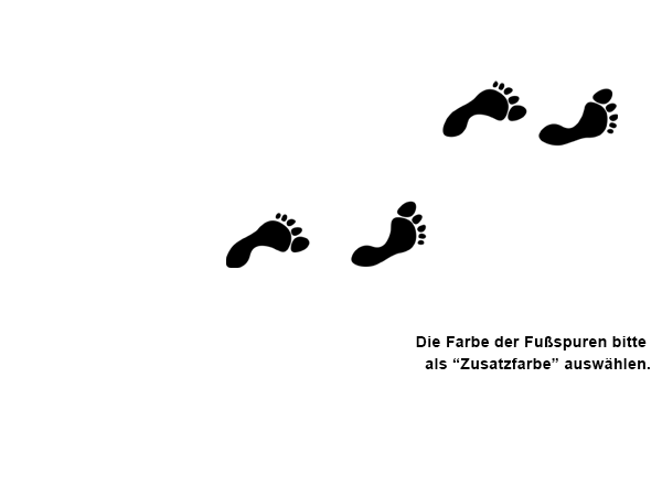 Wandtattoo Zeit für Spuren im Sand Wandtattoos.de