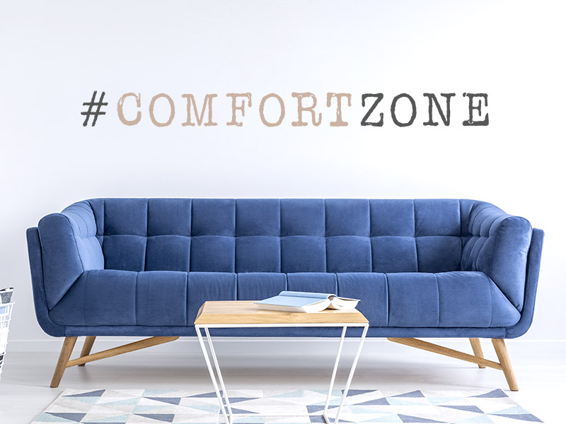 Wandtattoo Hashtag Comfortzone