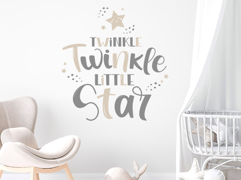 Wandtattoo Twinkle twinkle little star