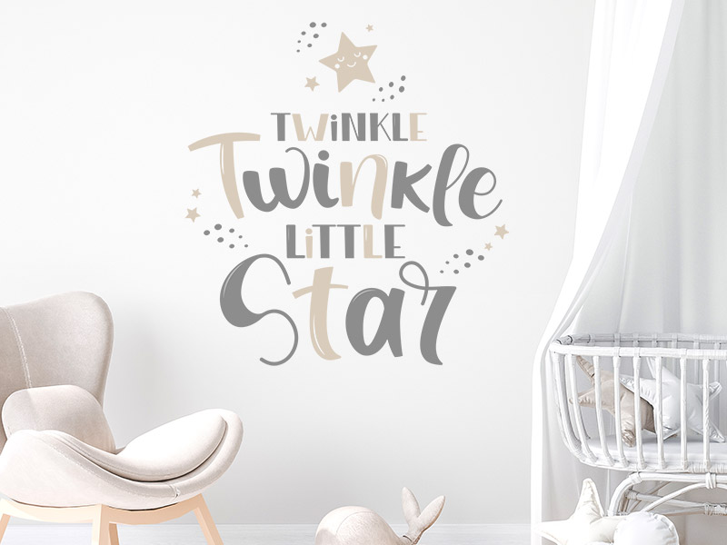 Wandtattoo Twinkle star little twinkle