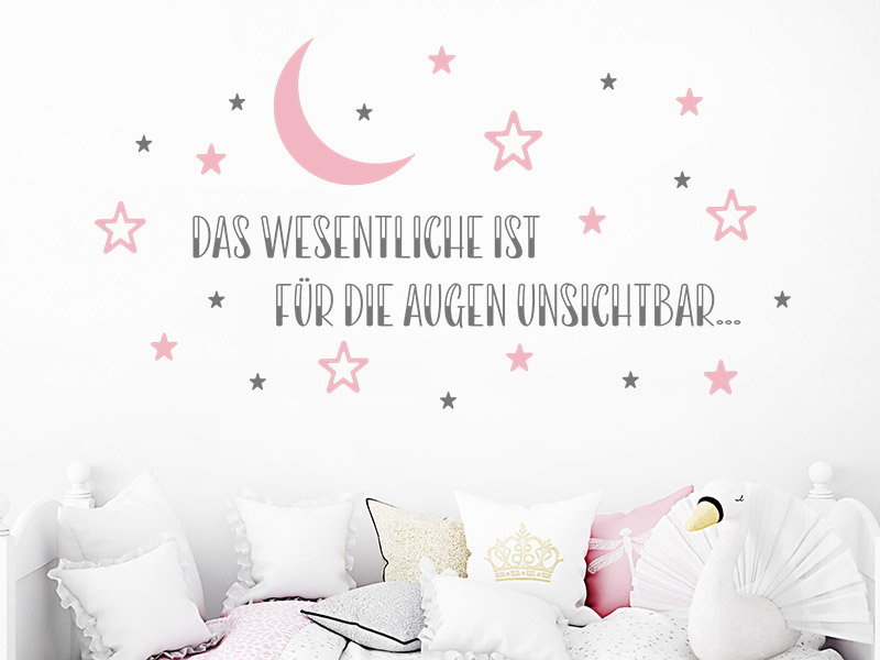 Wandtattoo Das Wesentliche ist für die Augen