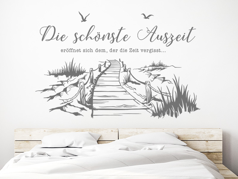 Wandtattoo Die schönste Auszeit am Meer